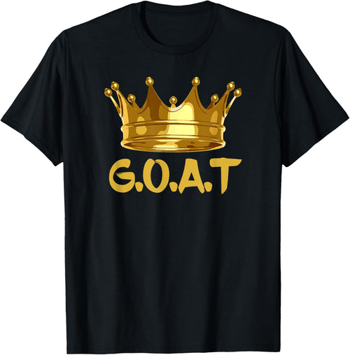 Retro Golden Crown G.O.A.T Gift Men Women