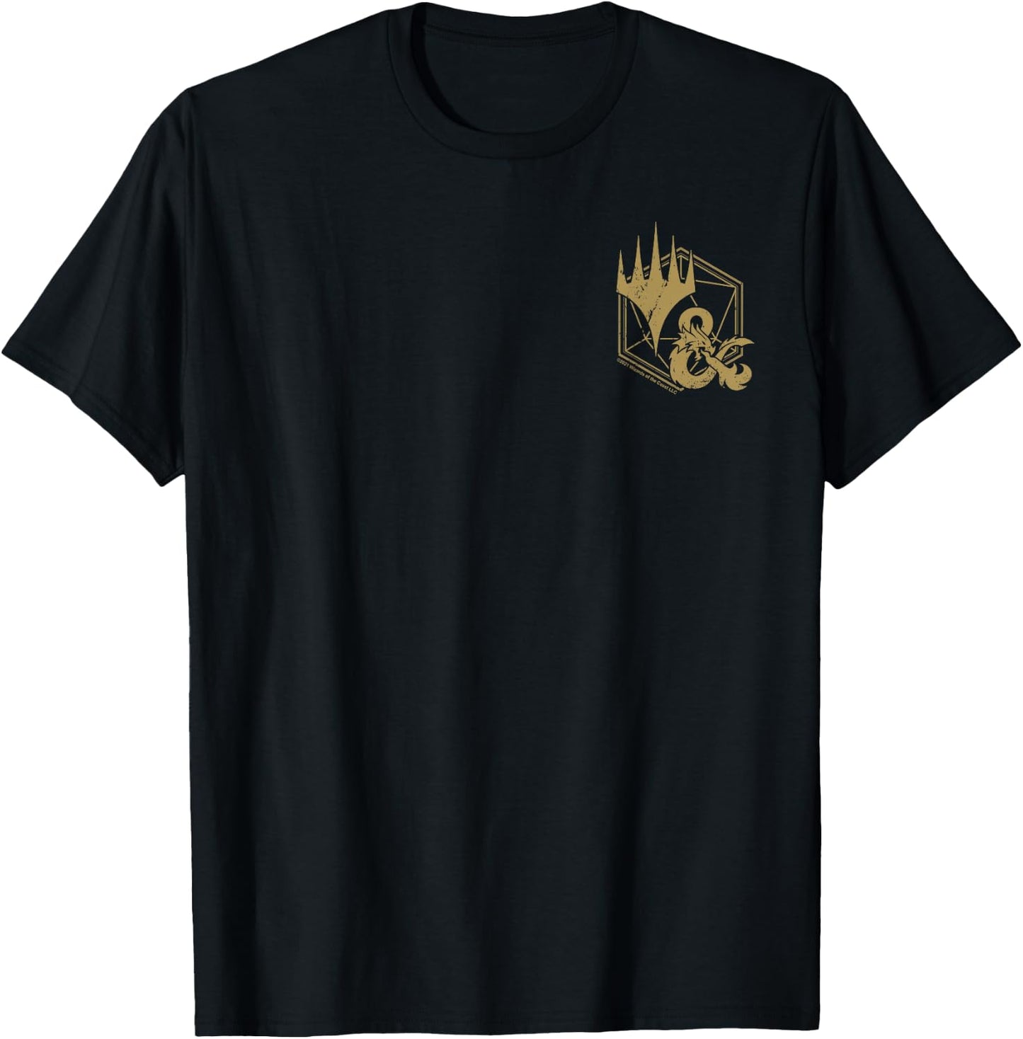 Magic: The Gathering D&D Logo Crossover Pocket T-Shirt - T-Shirt | Black