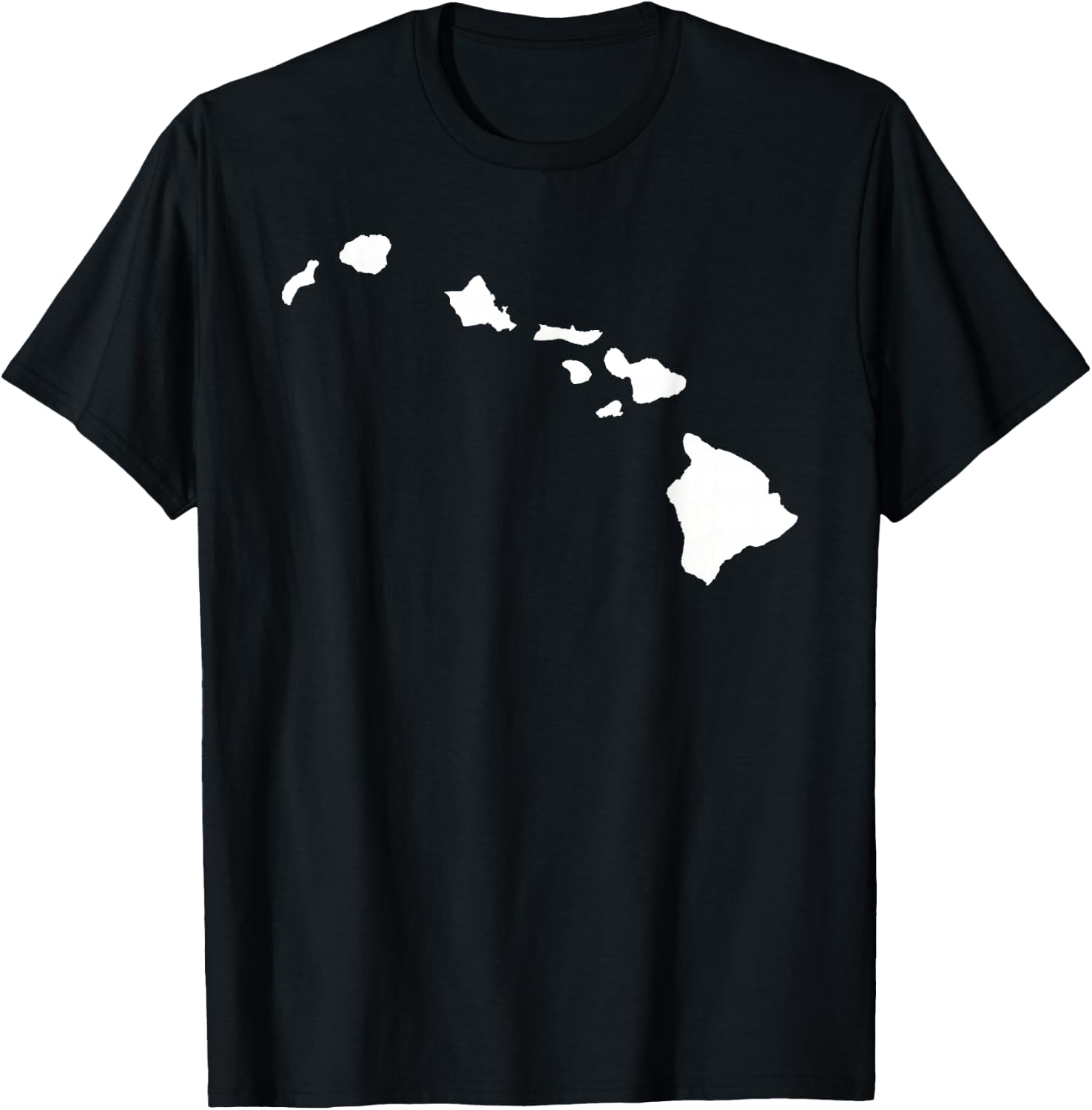 Hawaii map T-Shirt - T-Shirt | Black