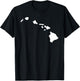 Hawaii map T-Shirt - T-Shirt | Black