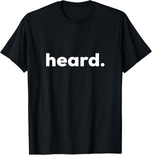 Heard Funny Restaurant Kitchen Design T-Shirt - T-Shirt | Black