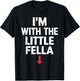 White Trash Party Attire Men I'm With The Little Fella T-Shirt - T-Shirt | Black