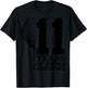 11 Years of Being Awesome Golf 11th Birthday T-Shirt - T-Shirt | Black