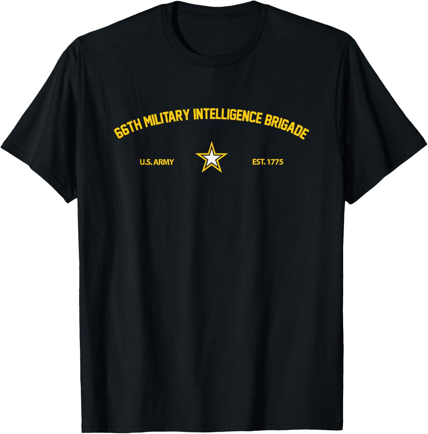 US Army 66th Military Intelligence Brigade T-Shirt - T-Shirt | Black