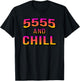 5555 And Chill HEX Crypto Stake Cryptocurrency Investor T-Shirt - T-Shirt | Black