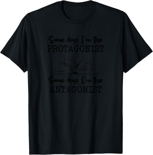 Protagonist And Antagonist Funny English Teacher Gift Women T-Shirt - T-Shirt | Black