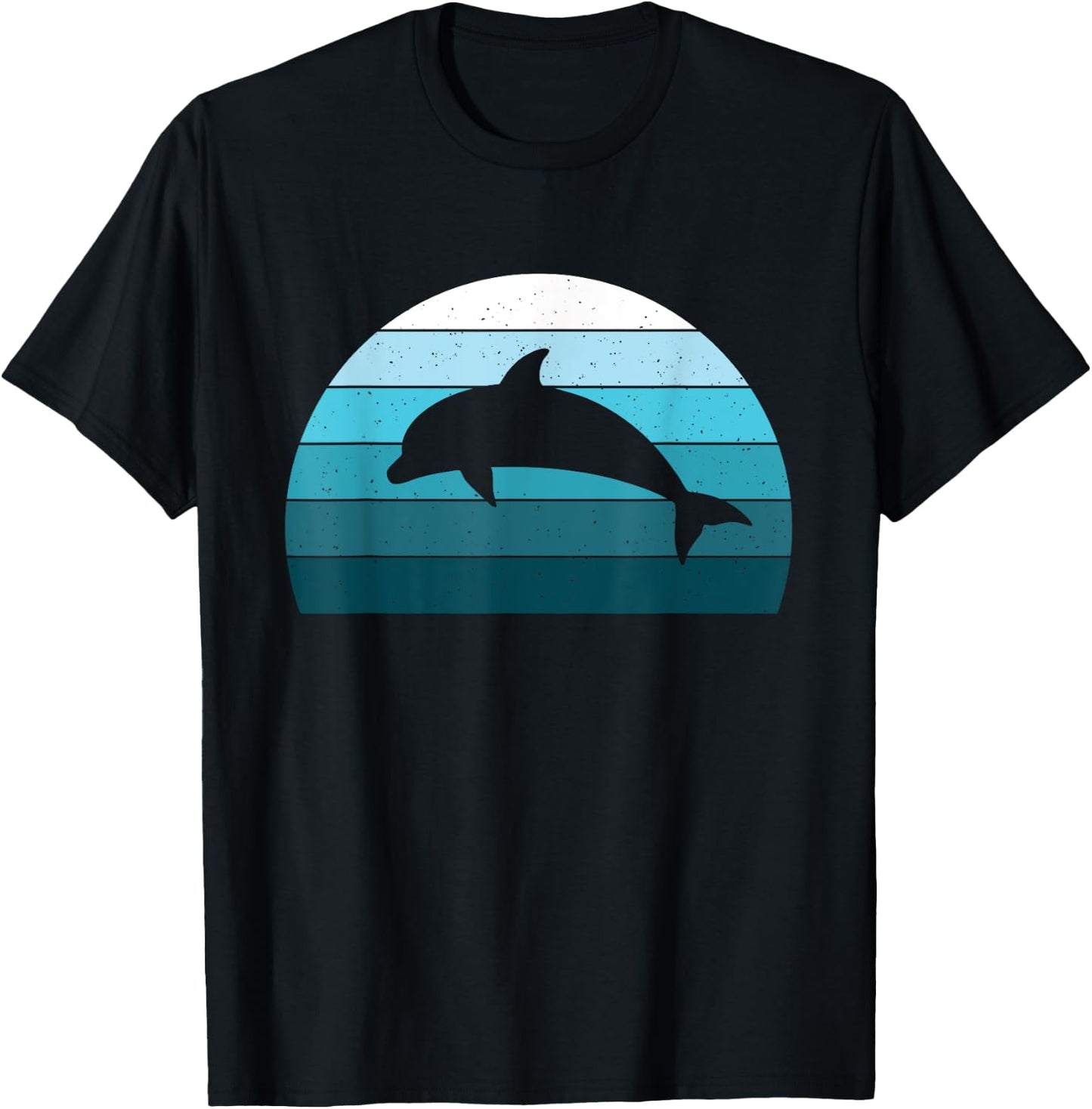 Save The Dolphin Ocean Beach Sea Animal Lover Men Women Kids T-Shirt - T-Shirt | Black