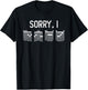 Vintage Sorry I D.G.A.F. Funny Message hidden Guitar Chords T-Shirt - T-Shirt | Black
