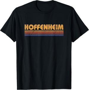 Hoffenheim Germany Vintage 80s Style T-Shirt - T-Shirt | Black
