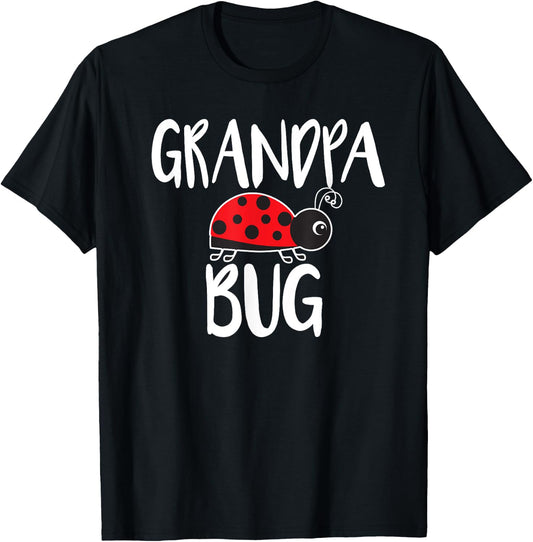 Grandpa Bug Funny Ladybug For Grandpa T-Shirt - T-Shirt | Black