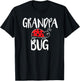 Grandpa Bug Funny Ladybug For Grandpa T-Shirt - T-Shirt | Black