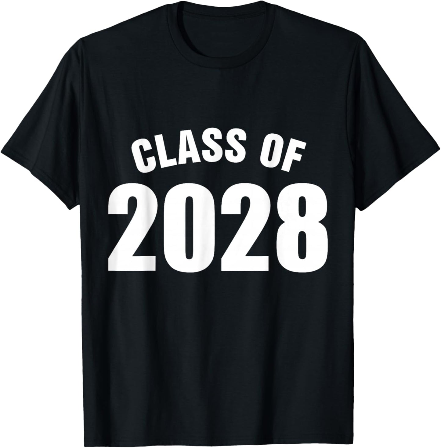 Class Of 2028 Senior Graduation School T-Shirt - T-Shirt | Black