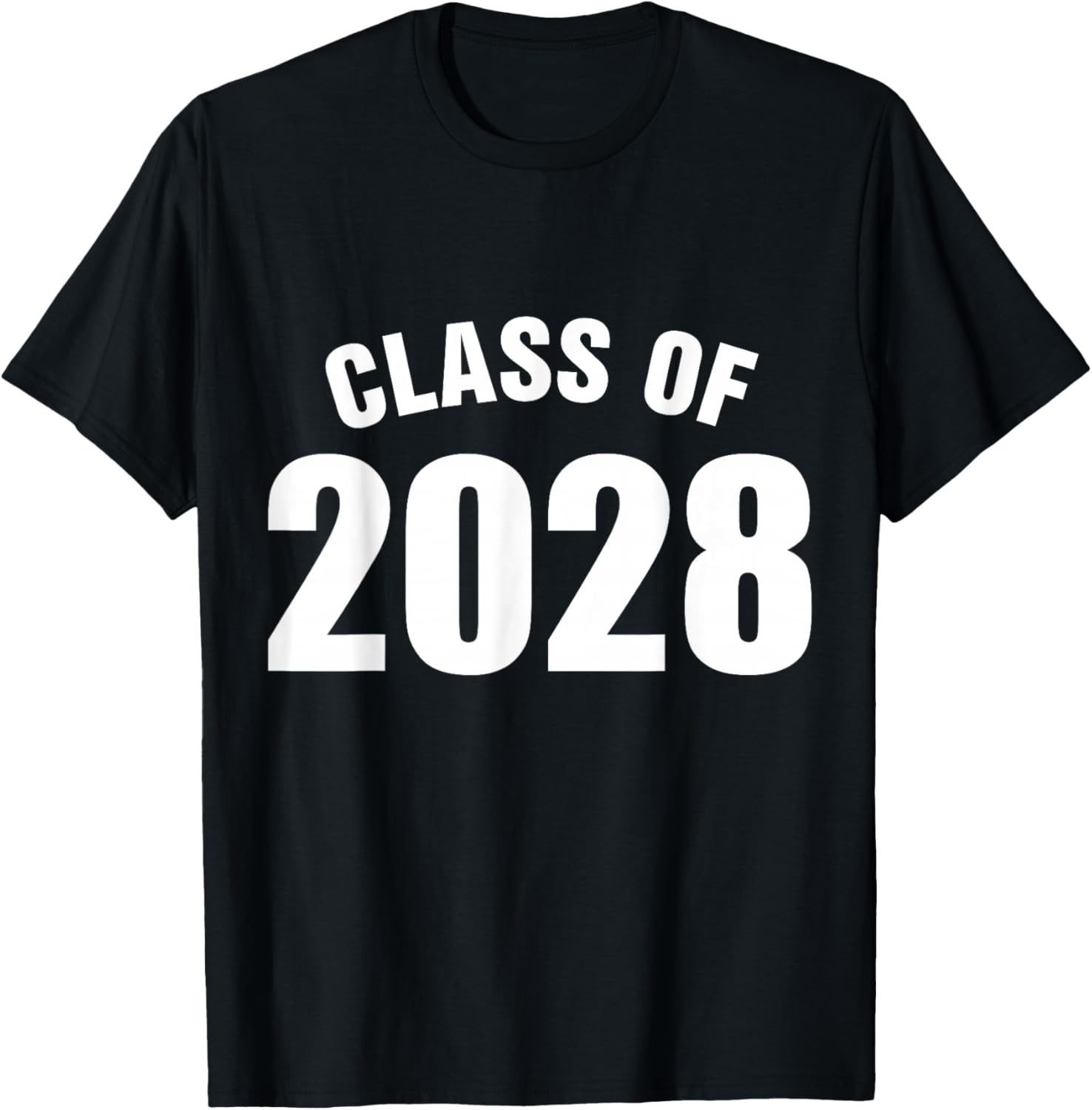 Class Of 2028 Senior Graduation School T-Shirt - T-Shirt | Black
