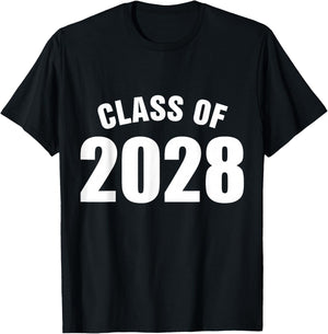 Class Of 2028 Senior Graduation School T-Shirt - T-Shirt | Black