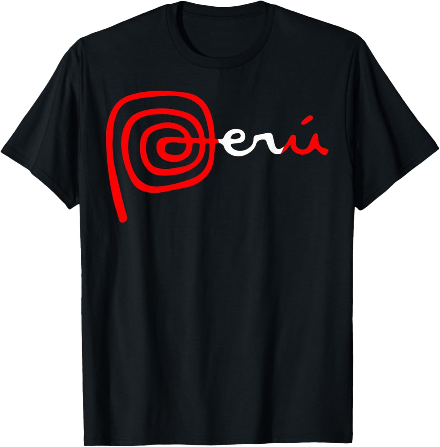 Peru - Marca Peru Nazca Lines T-Shirt - T-Shirt | Black