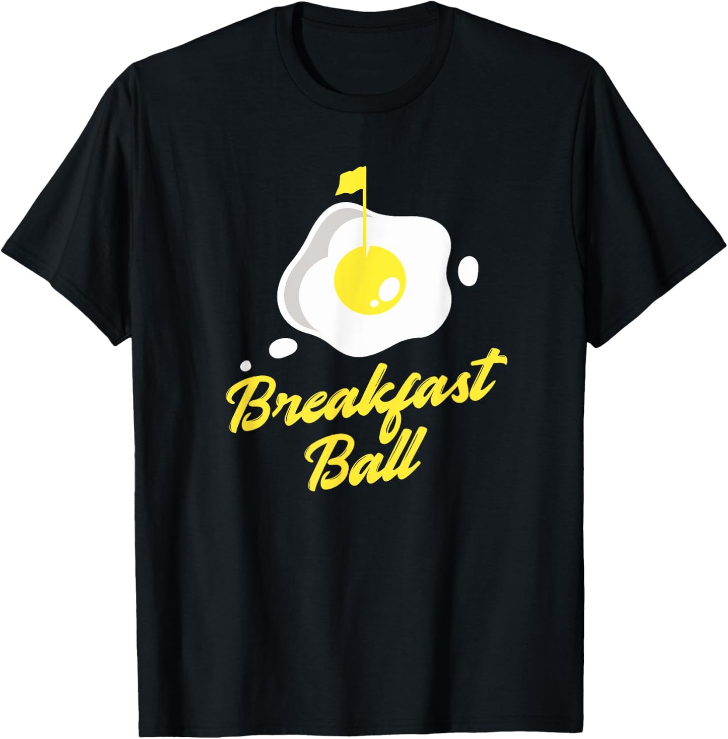 Breakfast Ball T-Shirt - T-Shirt | Black