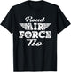 Proud US Air Force Tio - Pride Military Family Uncle Gifts T-Shirt - T-Shirt | Black