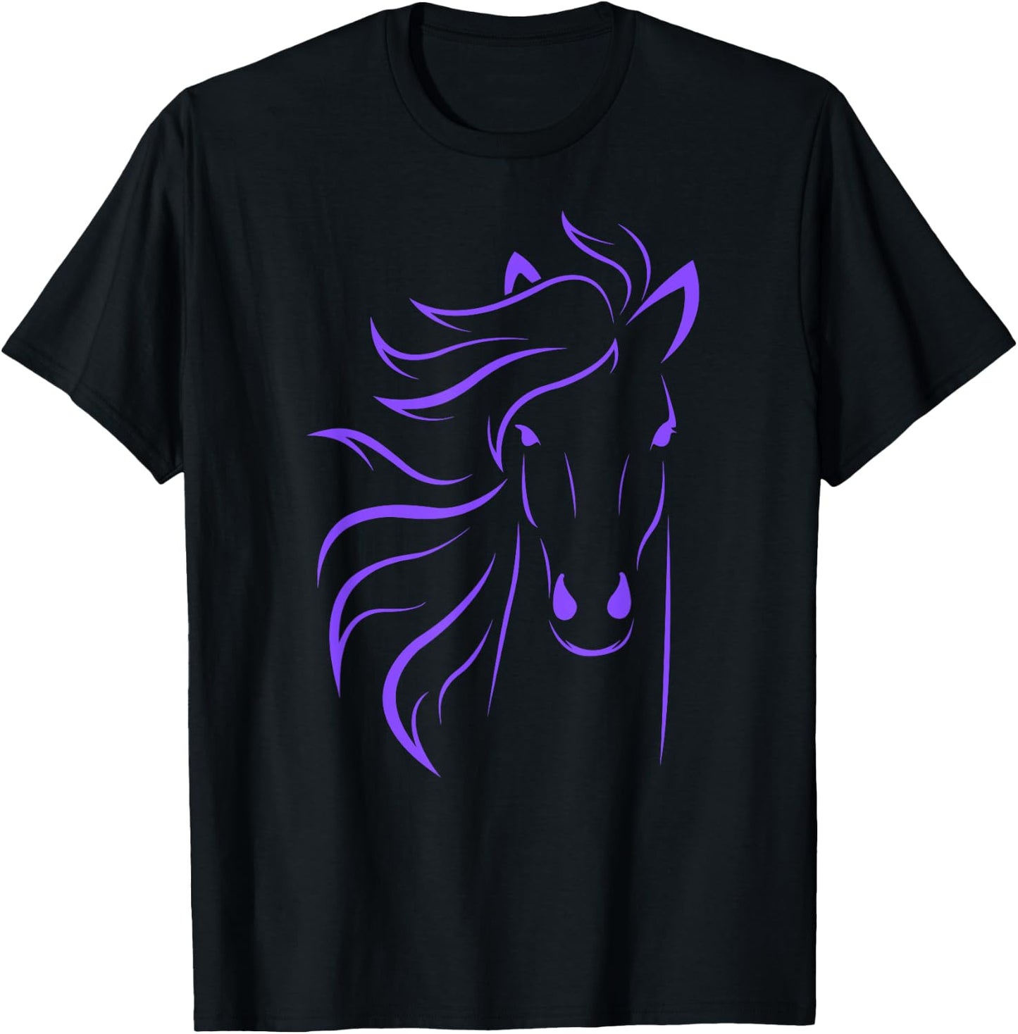 Horse Lover Gifts Women's Equestrian Men Horseback Riding T-Shirt - T-Shirt | Black
