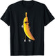 Cool Banana Wearing Sunglasses | Funny Fruit Eyewear Gift T-Shirt - T-Shirt | Black