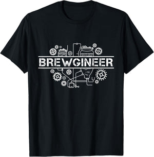 Braumeister Engineer Brewer, Beer Brewer, Gift Brewery T-Shirt - T-Shirt | Black