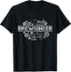 Braumeister Engineer Brewer, Beer Brewer, Gift Brewery T-Shirt - T-Shirt | Black