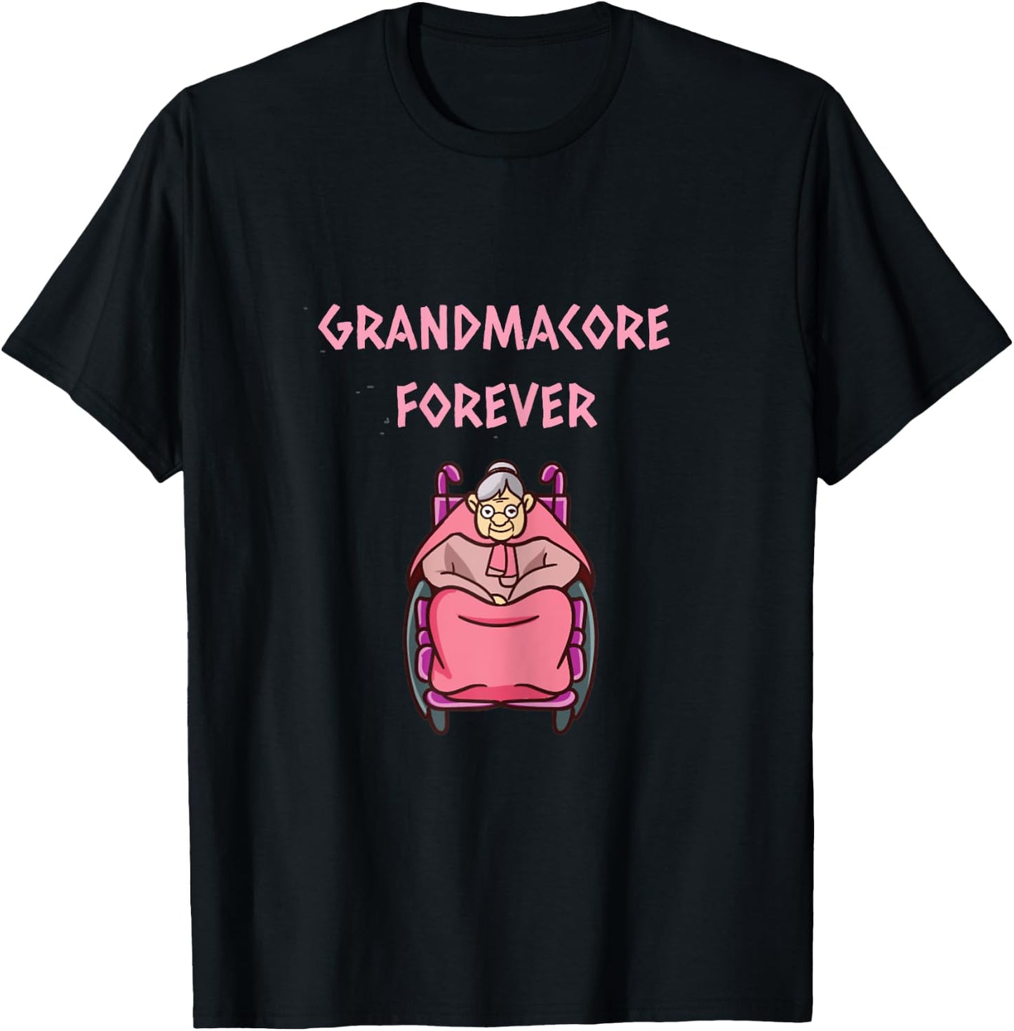 Grandmacore Forever T-Shirt - T-Shirt | Black