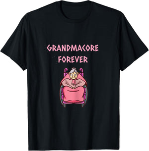 Grandmacore Forever T-Shirt - T-Shirt | Black