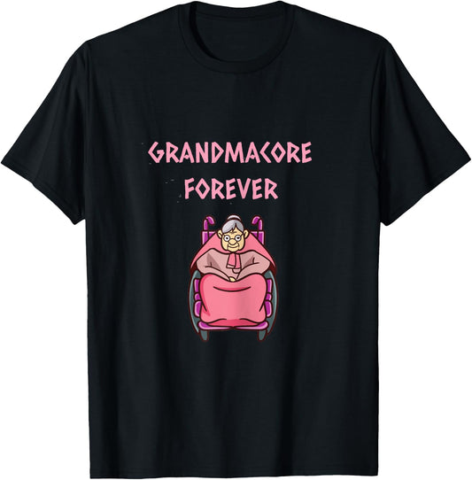 Grandmacore Forever T-Shirt - T-Shirt | Black