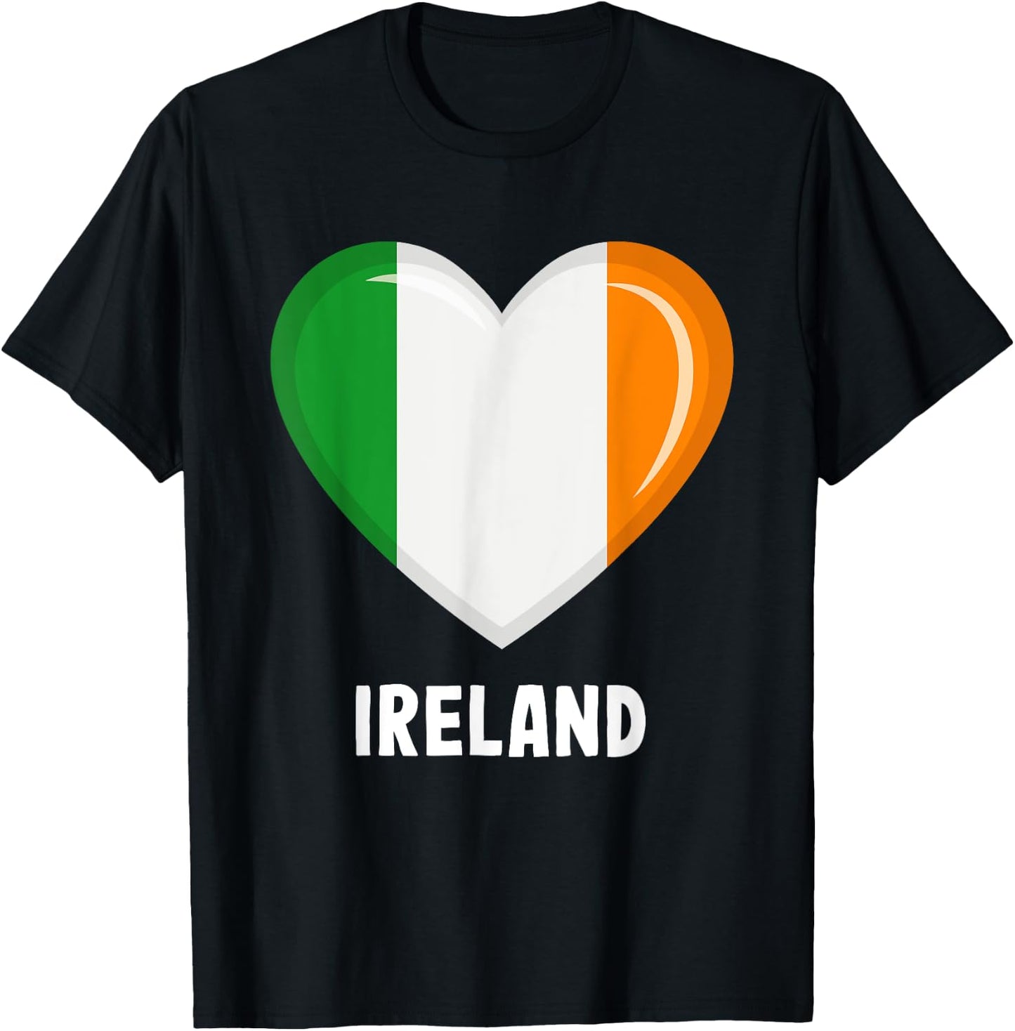 Ireland Flag Jersey | Irish T-Shirt - T-Shirt | Black