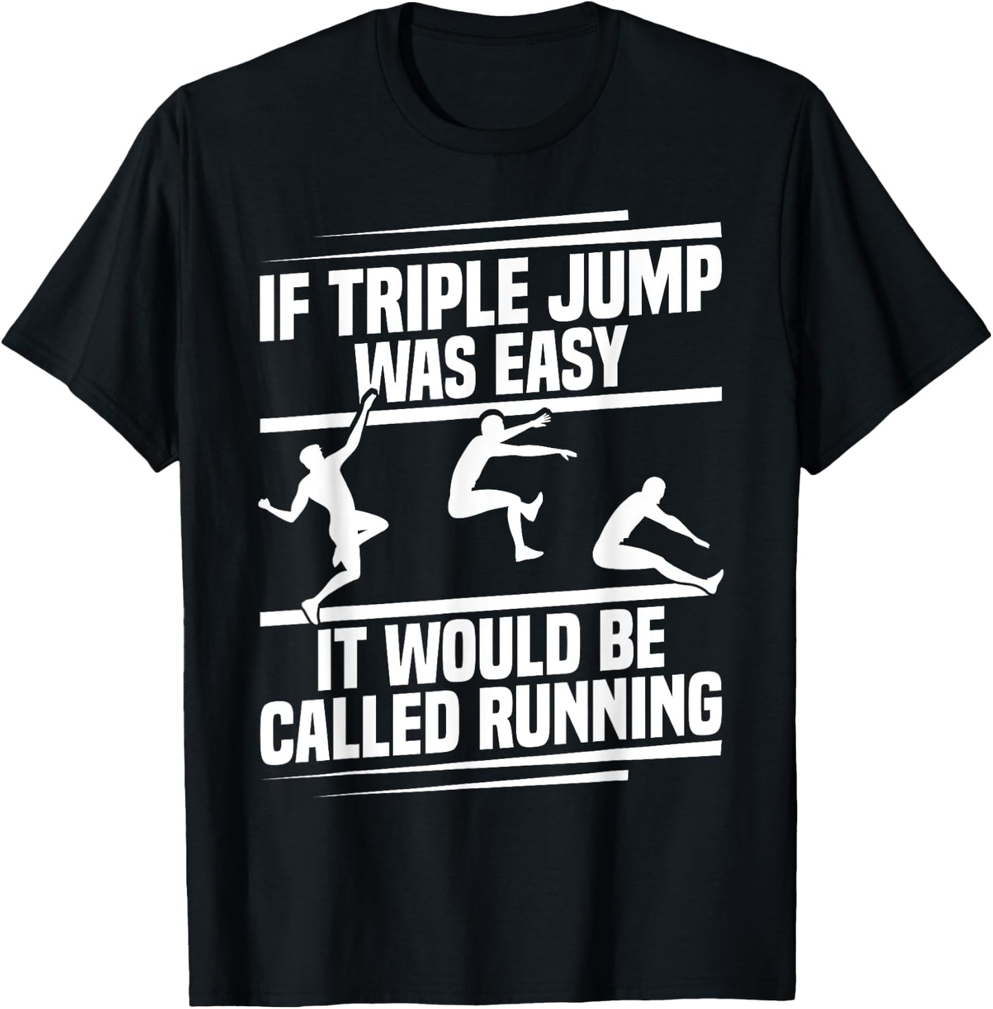 Triple Jump Cleats Track & Field Spikes Triple Jump T-Shirt - T-Shirt | Black