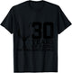 30 Years of Being Awesome Golf 30th Birthday T-Shirt - T-Shirt | Black