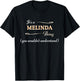 It's a Melinda Thing, You Wouldn't Understand | Name Gift T-Shirt - T-Shirt | Black