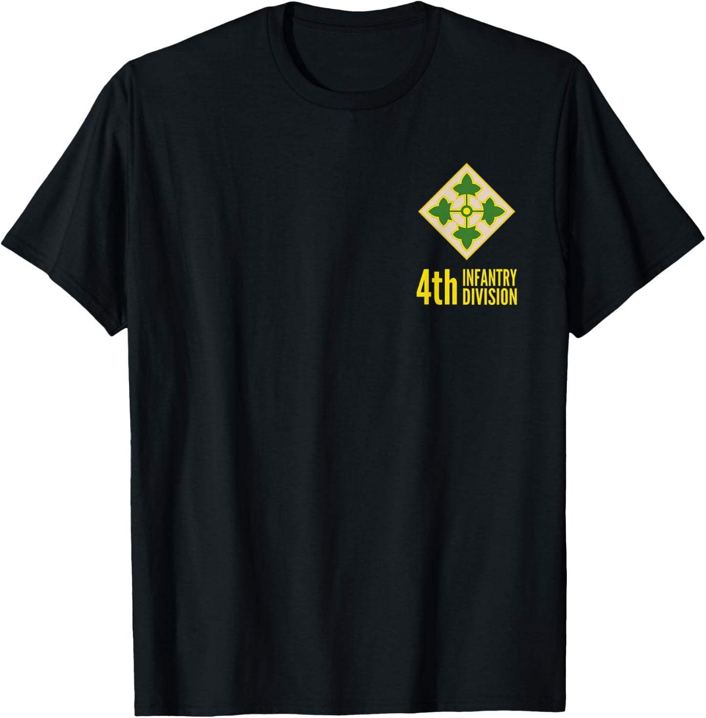 4th Infantry Division Army T-Shirt - T-Shirt | Black