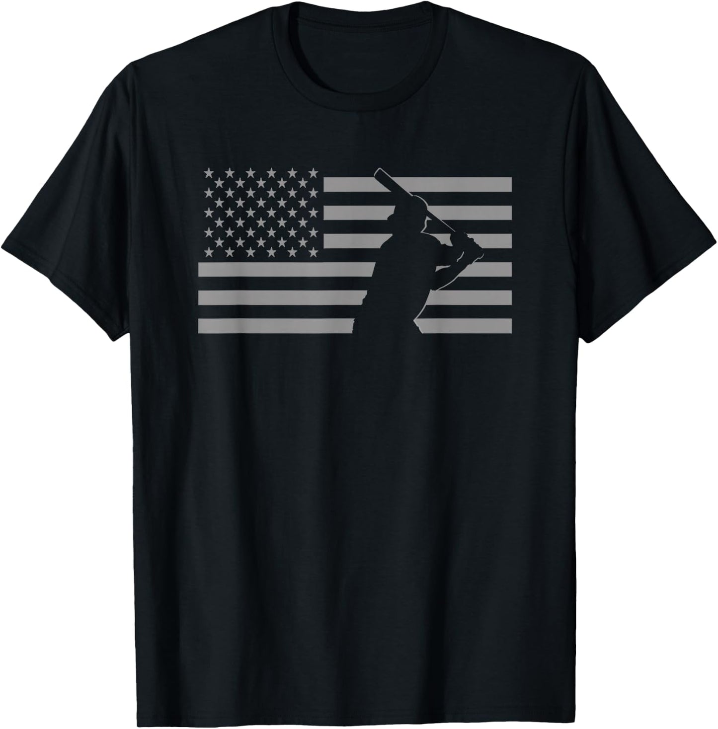 American Baseball T Shirts - Baseball T-Shirt - T-Shirt | Black