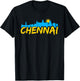 Chennai Madras Sky Tamil Tamilnadu T-Shirt - T-Shirt | Black