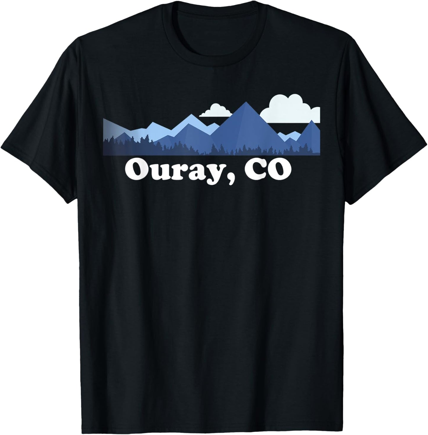 Ouray Colorado Rocky Mountains CO Souvenir Climbing T-Shirt - T-Shirt | Black