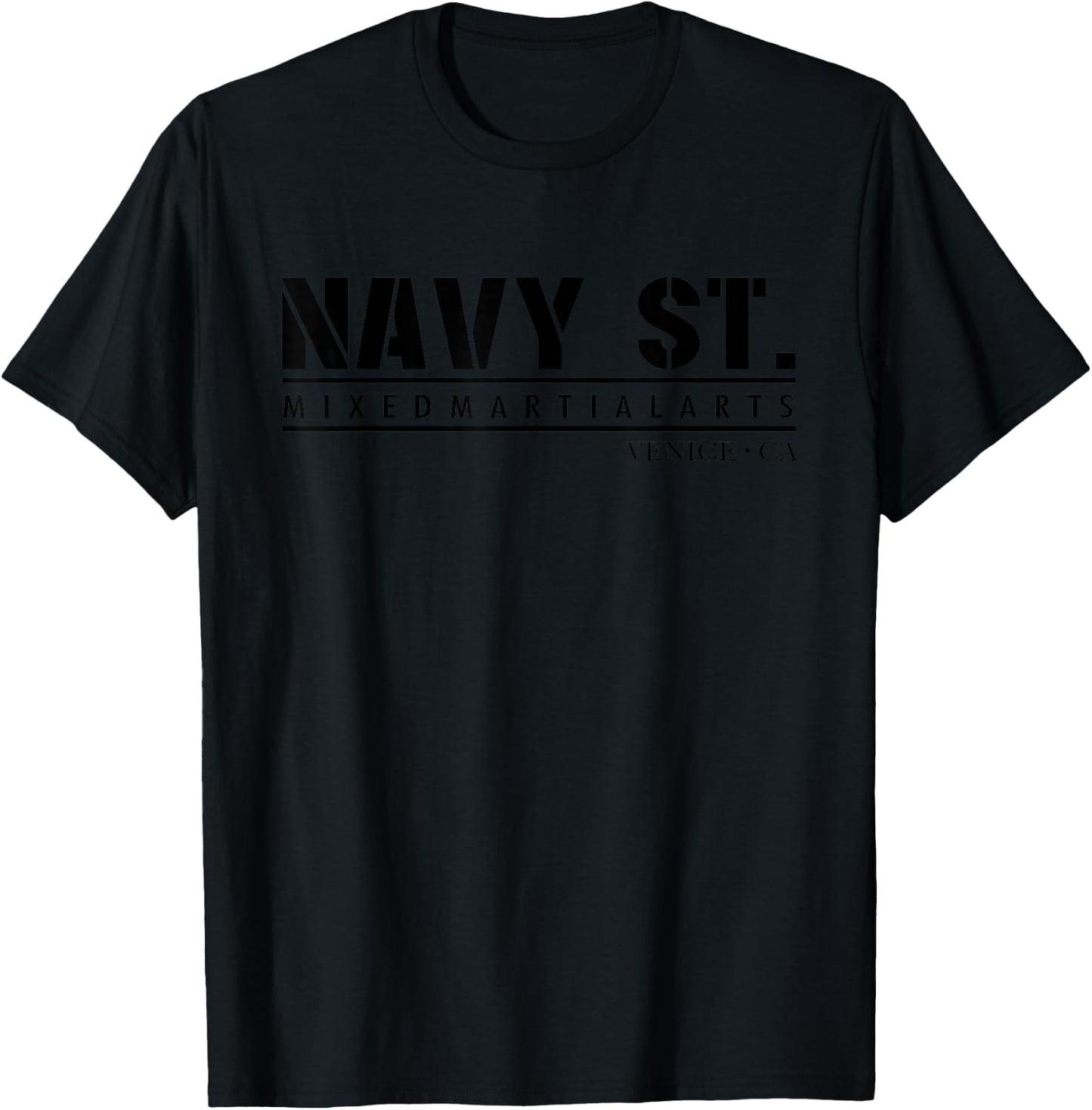 Navy Street MMA Mixed Martial Arts Official Fighting T-Shirt - T-Shirt | Black