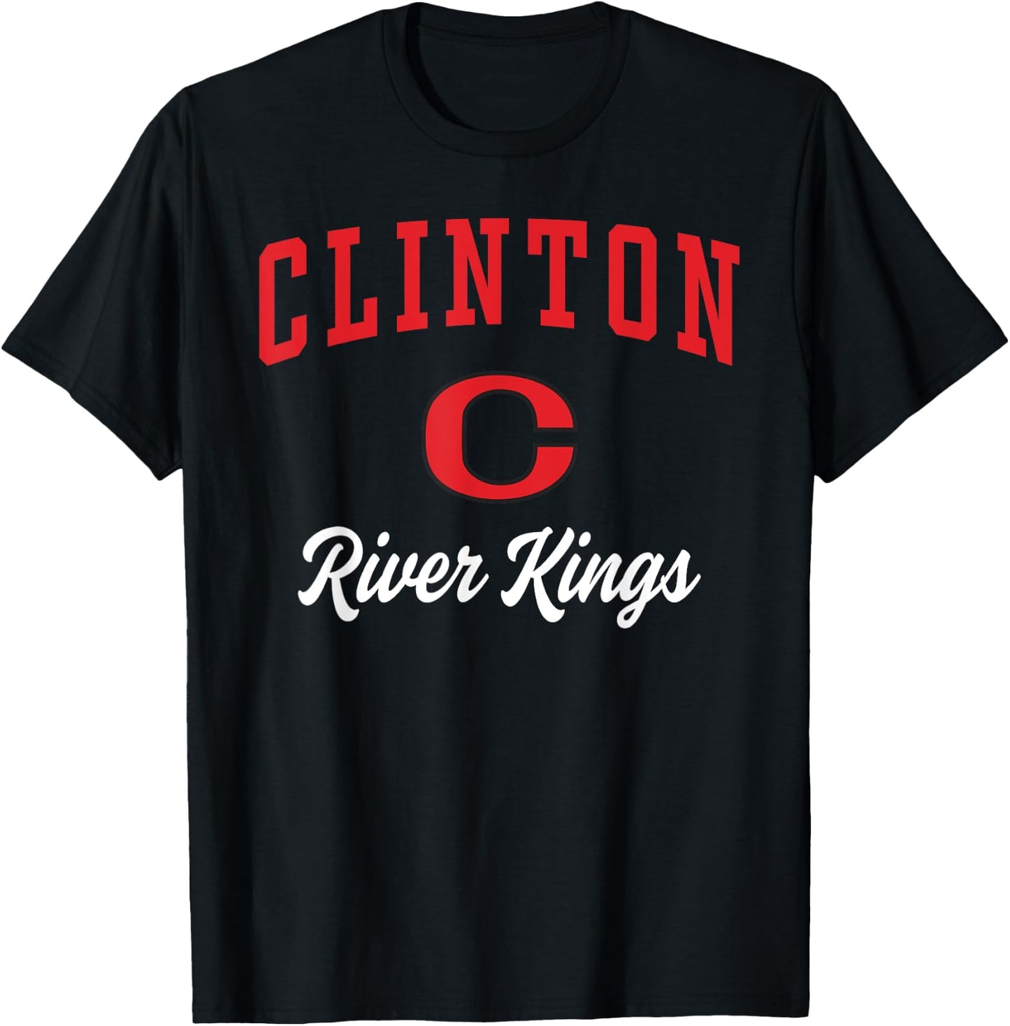 Clinton High School River Kings T-Shirt - T-Shirt | Black