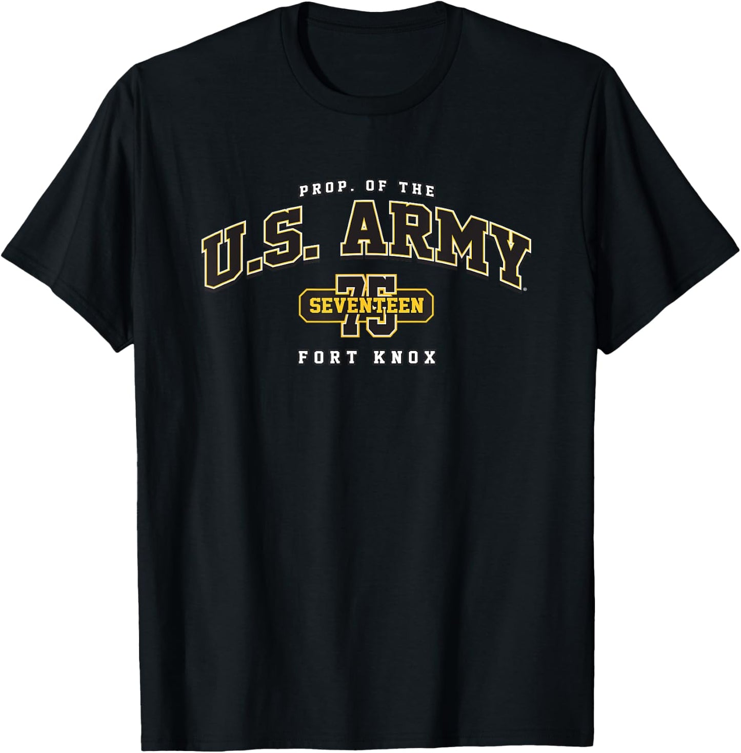United States Army Military Fort Knox Property T-Shirt - T-Shirt | Black
