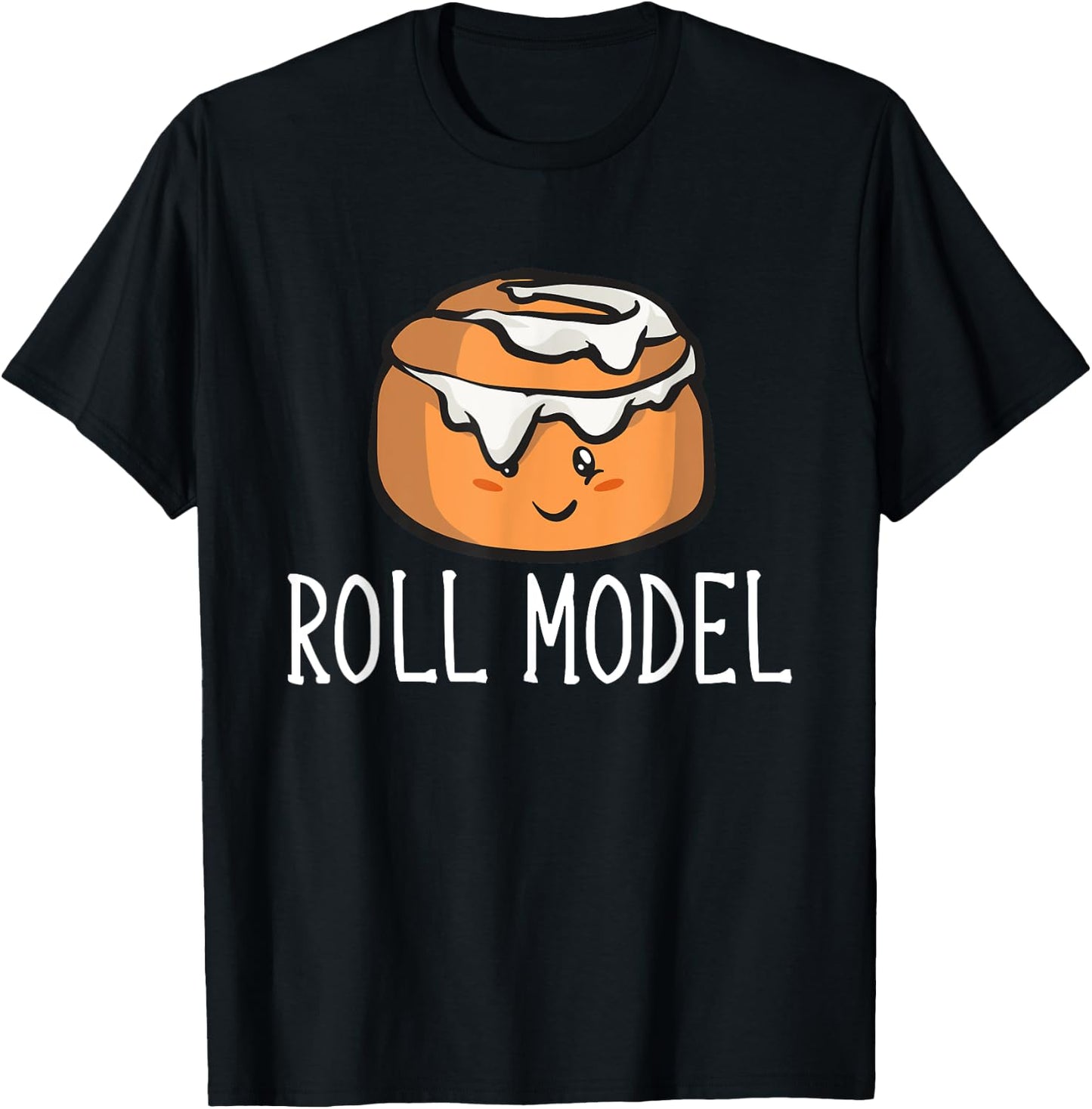 Cinnamon Roll Model Cinnamon Roll T-Shirt - T-Shirt | Black