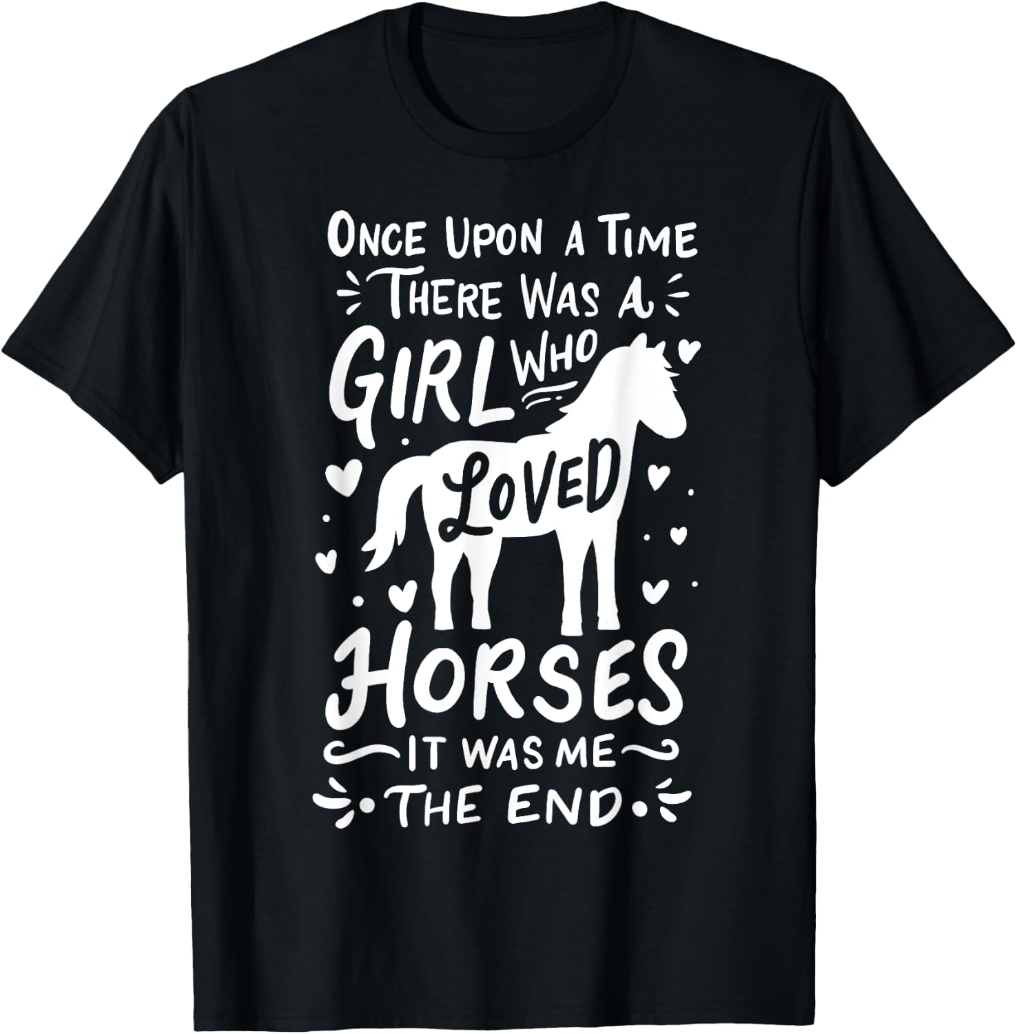 Horse Girl Horses Show Jumping Western Riding Barrel Racing T-Shirt - T-Shirt | Black
