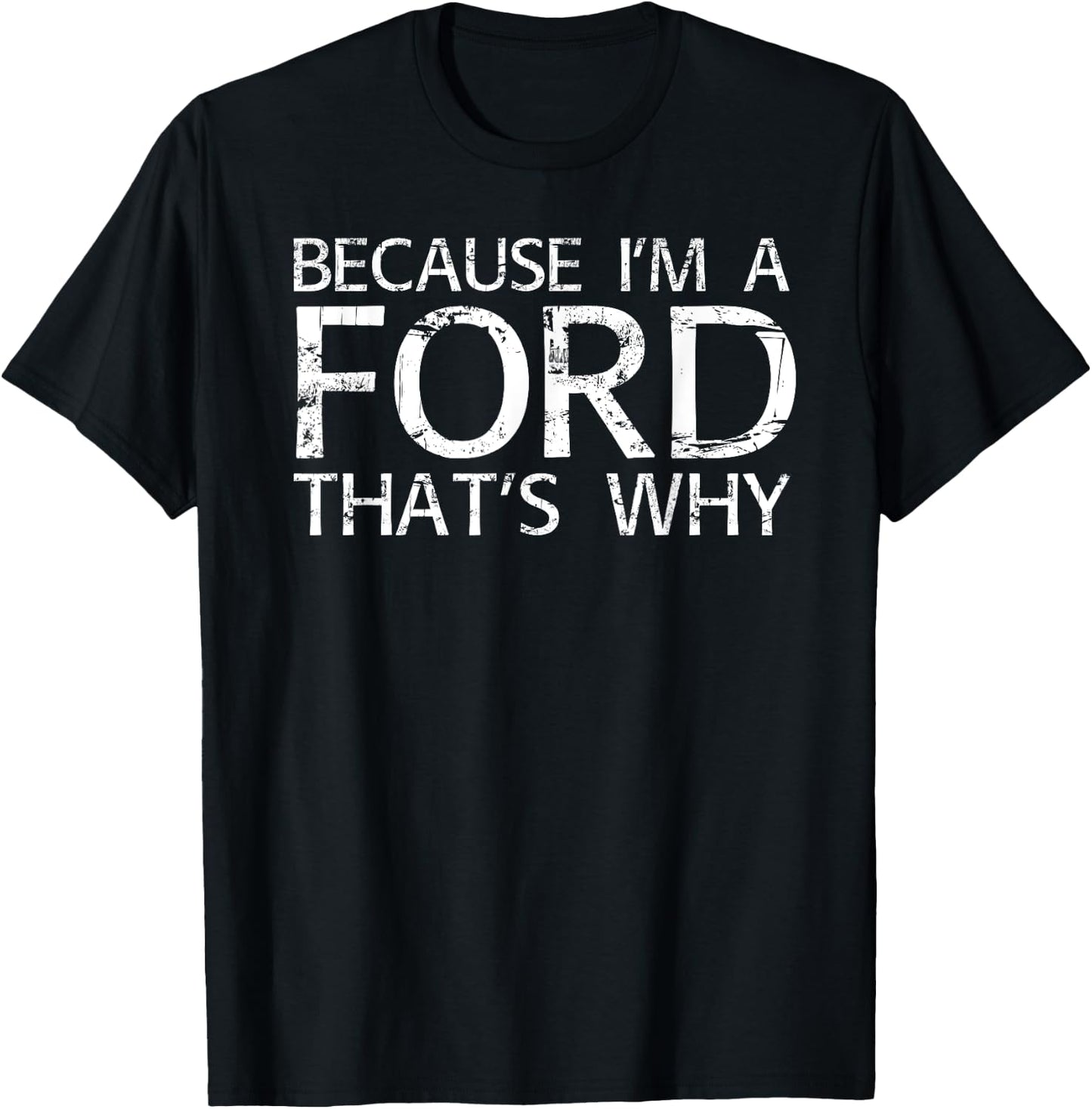 FORD Gift Funny Surname Family Tree Birthday Reunion Idea T-Shirt - T-Shirt | Black