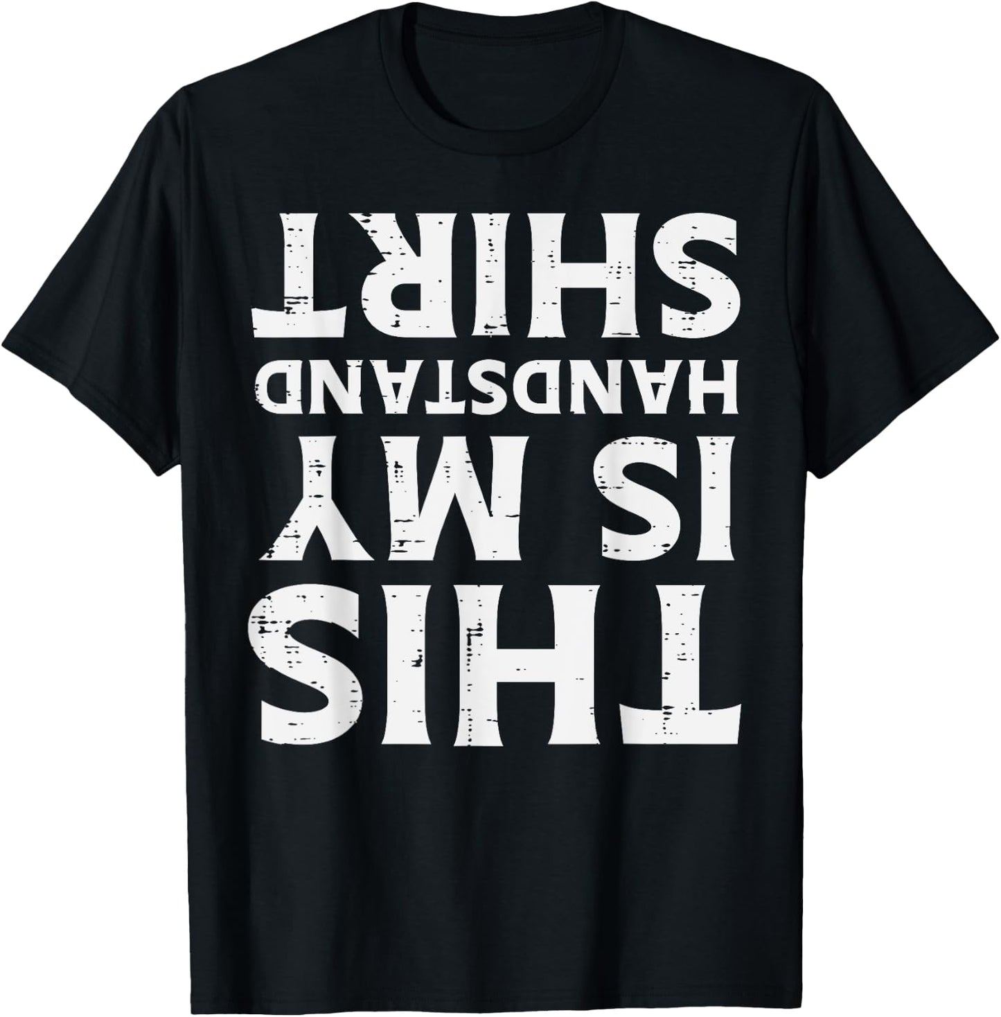 Gym This My Handstand Shirt Fun Gymnastics Fitness Women Men T-Shirt - T-Shirt | Black