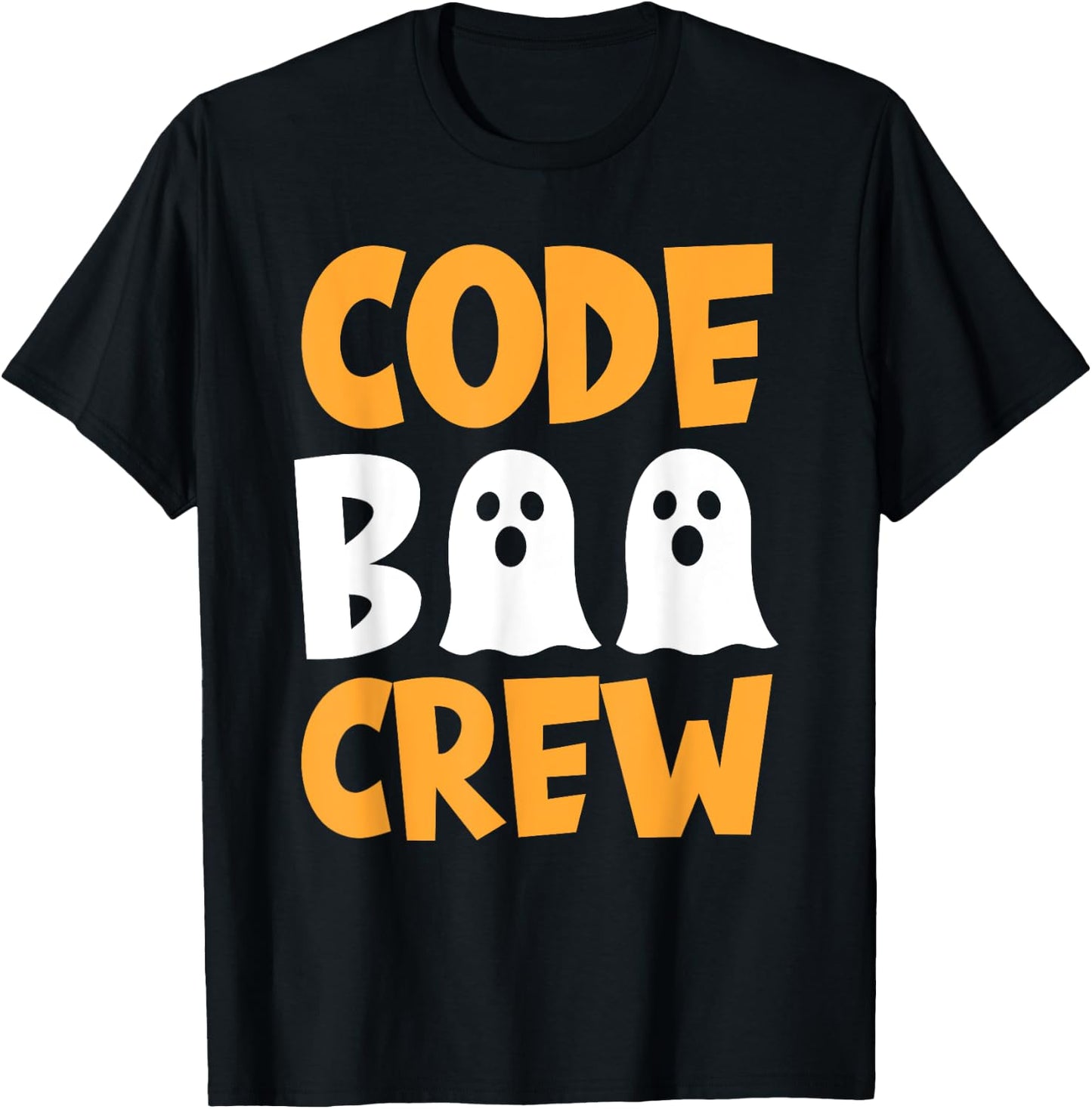 Code Boo Crew Spooky Nurse Halloween T-Shirt - T-Shirt | Black