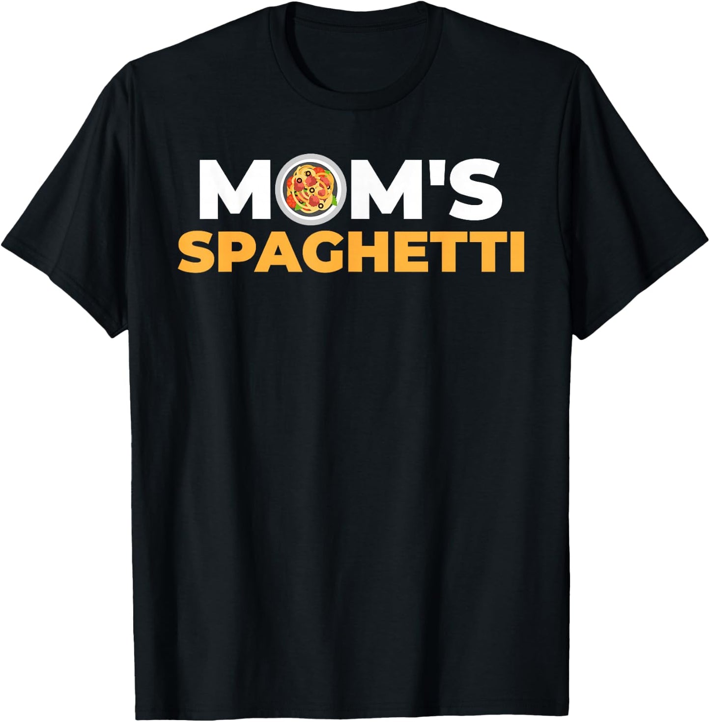 Mom's Spaghetti T-Shirt - T-Shirt | Black