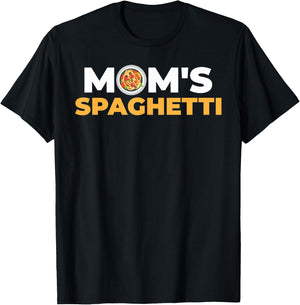 Mom's Spaghetti T-Shirt - T-Shirt | Black