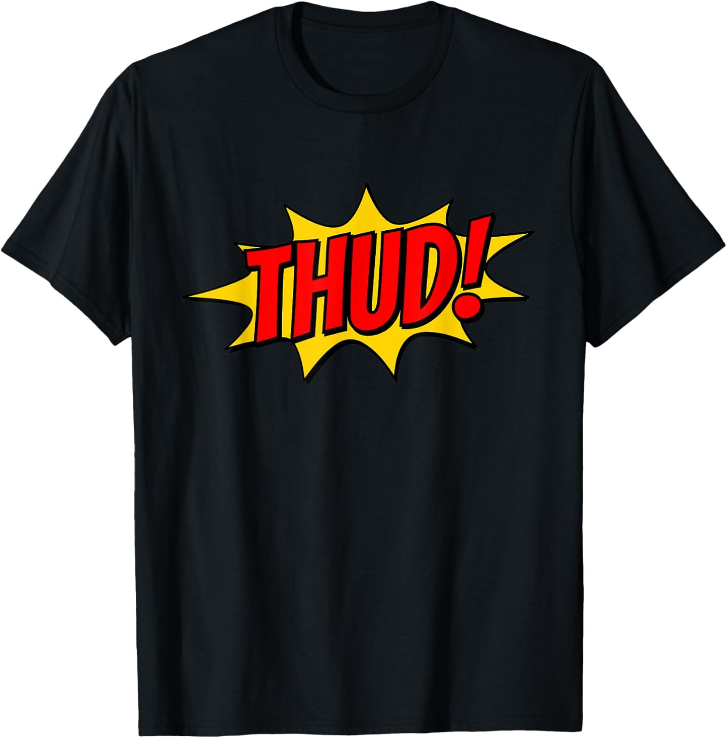 Retro Comic Art: THUD! T-Shirt - T-Shirt | Black