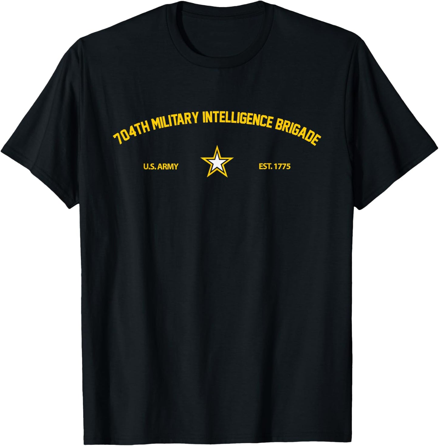 US Army 704th Military Intelligence Brigade T-Shirt - T-Shirt | Black