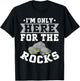 I'm Only Here for the Rocks Mineral Collection T-Shirt - T-Shirt | Black