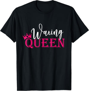 Wax beautician, queen, wax specialist, beautician T-Shirt - T-Shirt | Black